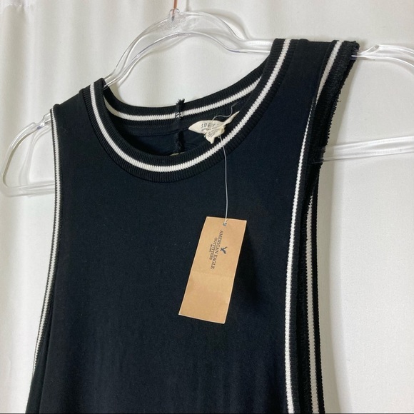 3/$30 American Eagle | Soft & Sexy Black Sporty Keyhole Dress NWT S - Picture 3 of 7